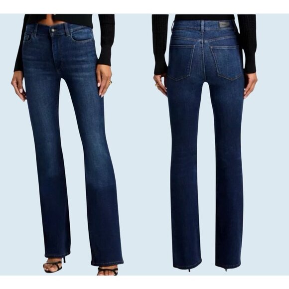 DL1961 Bridget Bootcut High Rise Instasculpt Dark Wash Jeans Size 26 - Picture 1 of 8